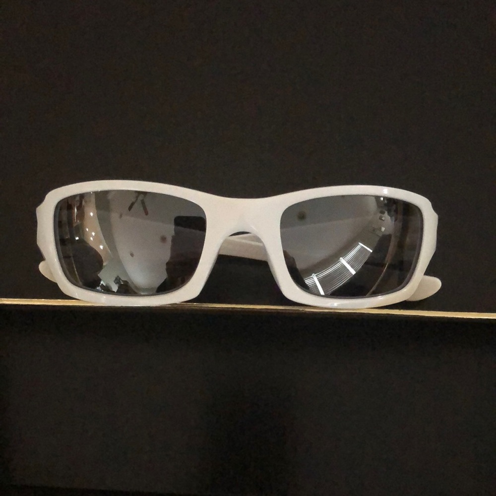White Oakley Sunglasses. Like New.